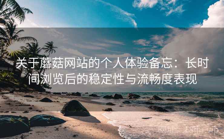 关于蘑菇网站的个人体验备忘：长时间浏览后的稳定性与流畅度表现