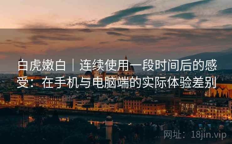 白虎嫩白｜连续使用一段时间后的感受：在手机与电脑端的实际体验差别