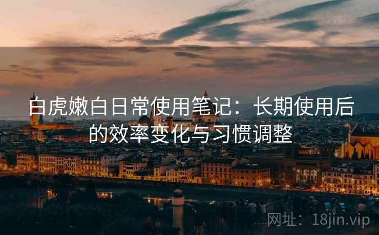 白虎嫩白日常使用笔记:长期使用后的效率变化与习惯调整 白虎嫩白日常使用笔记:长期使用后的效率变化与习惯调整
